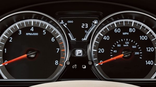 Nissan Sunny Vision meters
